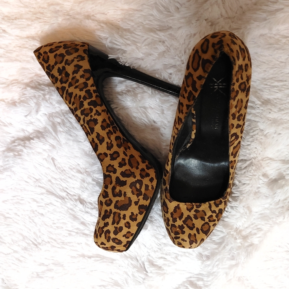 Kardashian leopard print heels